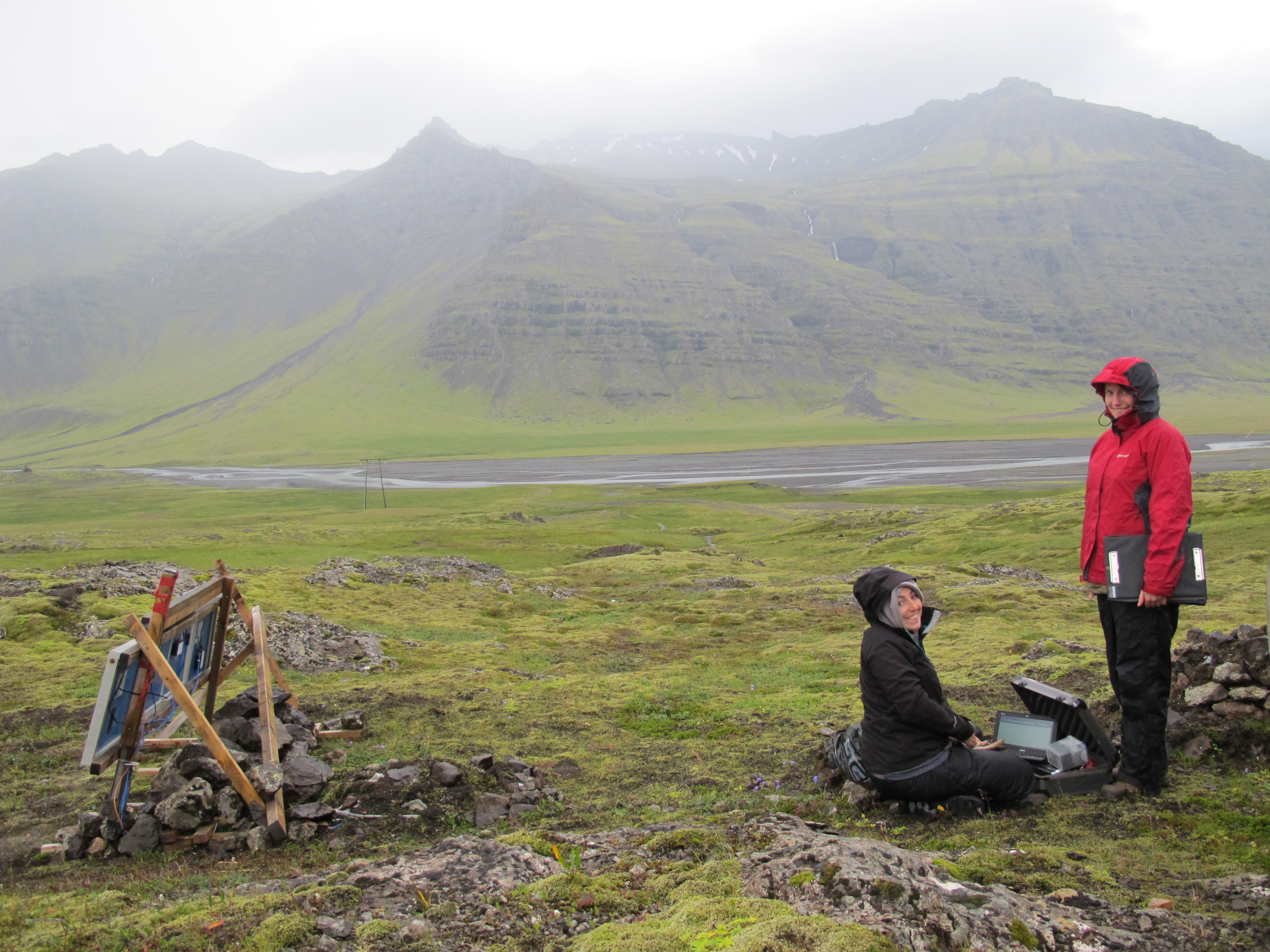 Typical instrument service in south-east Iceland